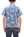 Duke Kahanamoku by Toyo Enterprises Men's Short Sleeve Hawaiian Shirt - Duke's Pineapple Light Indigo Cotton Aloha Shirt - Made in Japan (DK39641 125 Soft Blue)