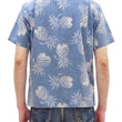 Load image into Gallery viewer, Duke Kahanamoku by Toyo Enterprises Men's Short Sleeve Hawaiian Shirt - Duke's Pineapple Light Indigo Cotton Aloha Shirt - Made in Japan (DK39641 125 Soft Blue)
