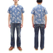 Load image into Gallery viewer, Duke Kahanamoku by Toyo Enterprises Men's Short Sleeve Hawaiian Shirt - Duke's Pineapple Light Indigo Cotton Aloha Shirt - Made in Japan (DK39641 125 Soft Blue)
