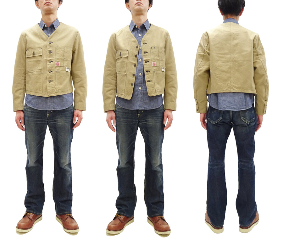 ジャケット・アウター HEAD LIGHT HEADLIGHT Men's 10oz. Random Herringbone Twill Engineer Jacket