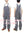 HEADLIGHT Overalls Men's Casual Unlined 11 Oz. Hickory Striped Denim Bib Overall HD42456 421A One-Wash