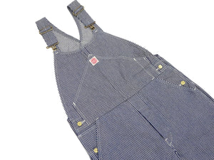 HEADLIGHT Overalls Men's Casual Unlined 11 Oz. Hickory Striped Denim Bib Overall HD42456 421A One-Wash