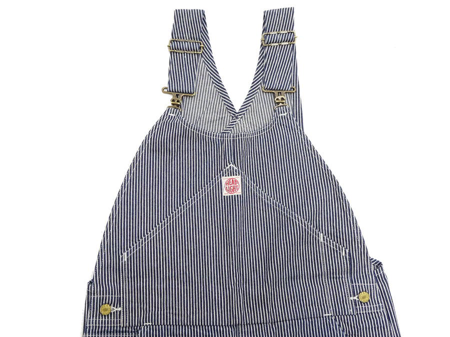 HEADLIGHT Overalls Men's Casual Unlined 11 Oz. Hickory Striped Denim Bib Overall HD42456 421A One-Wash