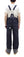 HEADLIGHT Overalls Men's Casual Unlined 11 Oz. Denim Low-back Bib Overalls with X-back Suspender Straps Toyo Enterprises HD42554 421A One-Wash