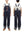 HEADLIGHT Overalls Men's Casual Unlined 11 Oz. Denim Low-back Bib Overalls with X-back Suspender Straps Toyo Enterprises HD42554 421A One-Wash