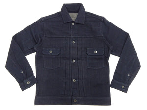 Japan Blue Jeans Sashiko Jacket JBGJ1005 Men's Casual Type 2 Style 11oz Japanese Sashiko Indigo Jacket
