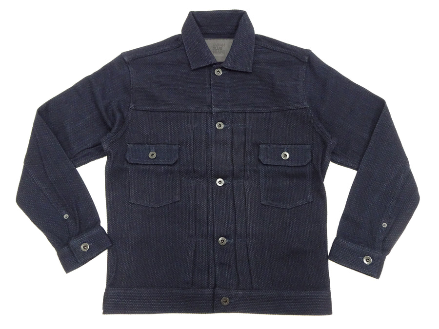 Japan Blue Jeans Sashiko Jacket JBGJ1005 Men's Casual Type 2 Style 11oz Japanese Sashiko Indigo Jacket