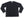 Japan Blue Jeans Long Sleeve French Terry T-Shirt Men's Casual Plain Crew-Neck Raglan-Sleeve Inlay Shirt JBKN1001 Black