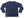 Japan Blue Jeans Long Sleeve French Terry T-Shirt Men's Casual Plain Crew-Neck Raglan-Sleeve Inlay Shirt JBKN1001 Navy-Blue