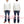 Japan Blue Jeans Long Sleeve French Terry T-Shirt Men's Casual Plain Crew-Neck Raglan-Sleeve Inlay Shirt JBKN1001 White