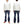 Japan Blue Jeans Long Sleeve French Terry T-Shirt Men's Casual Plain Crew-Neck Raglan-Sleeve Inlay Shirt JBKN1001 White