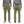 Japan Blue Jeans Men's Casual Pants Sulfur-Dyed Back Satin Trousers Olive with Regular & Straight Leg, Zip-Fly JBPT1410 One-Wash