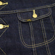 Load image into Gallery viewer, Lee Japan 101-LJ Storm Rider-Inspired Blanket-Lined Denim Jacket - 13 oz Left-Hand Twill Indigo - One-Wash - (LM5110-100 Deep Indigo)
