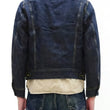 Load image into Gallery viewer, Lee Japan 101-LJ Storm Rider-Inspired Blanket-Lined Denim Jacket - 13 oz Left-Hand Twill Indigo - One-Wash - (LM5110-100 Deep Indigo)
