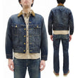 Load image into Gallery viewer, Lee Japan 101-LJ Storm Rider-Inspired Blanket-Lined Denim Jacket - 13 oz Left-Hand Twill Indigo - One-Wash - (LM5110-126 Faded Indigo)
