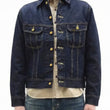 Load image into Gallery viewer, Lee 101J Rider Jacket Men's Denim Jacket 14.4 oz Left-Hand Twill - Lee Japan Reproduction (LM8100-500 Deep Indogo One-Wash)
