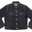 Load image into Gallery viewer, Lee 101J Rider Jacket Men's Denim Jacket 14.4 oz Left-Hand Twill - Lee Japan Reproduction (LM8100-500 Deep Indogo One-Wash)
