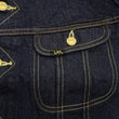 Load image into Gallery viewer, Lee 101J Rider Jacket Men's Denim Jacket 14.4 oz Left-Hand Twill - Lee Japan Reproduction (LM8100-500 Deep Indogo One-Wash)
