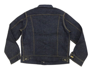 Lee 101J Rider Jacket Men's Denim Jacket 14.4 oz Left-Hand Twill - Lee Japan Reproduction (LM8100-500 Deep Indogo One-Wash)