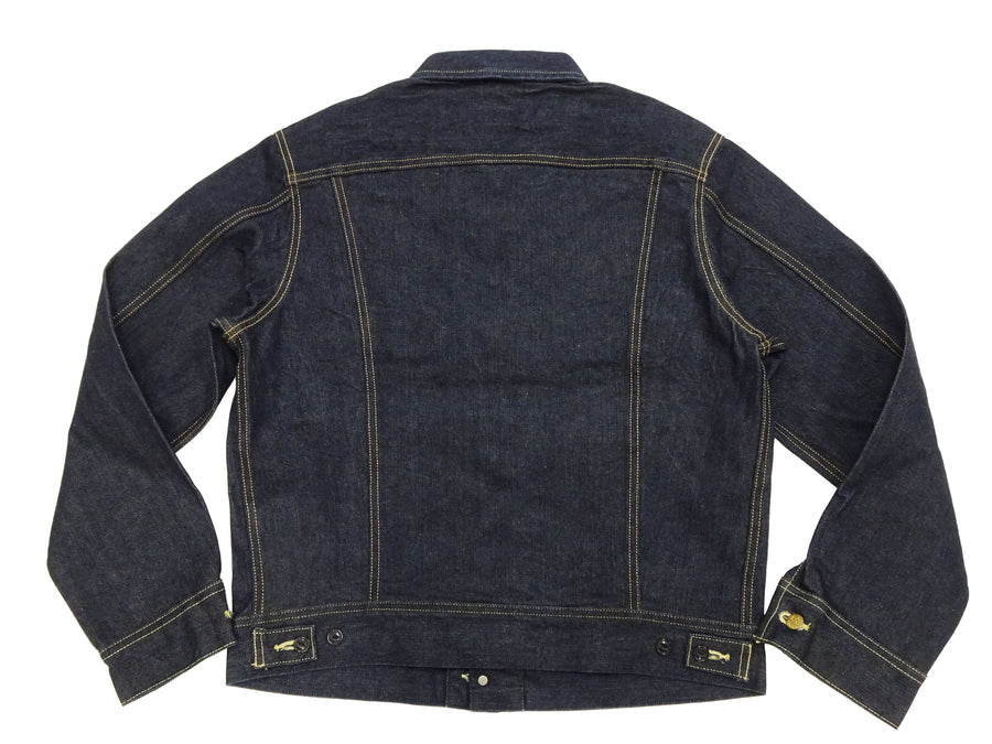 別注 101-J RIDERS JACKET ネイビー Lee 101J Rider Jacket Men's Denim Jacket 14.4 oz Left-Hand Twill