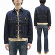 Load image into Gallery viewer, Lee 101J Rider Jacket Men's Denim Jacket 14.4 oz Left-Hand Twill - Lee Japan Reproduction (LM8100-500 Deep Indogo One-Wash)
