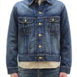 Load image into Gallery viewer, Lee 101J Rider Jacket Men's Denim Jacket 14.4 oz Left-Hand Twill - Lee Japan Reproduction (LM8100-526 Faded Indigo One-Wash)
