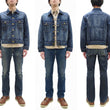 Load image into Gallery viewer, Lee 101J Rider Jacket Men's Denim Jacket 14.4 oz Left-Hand Twill - Lee Japan Reproduction (LM8100-526 Faded Indigo One-Wash)
