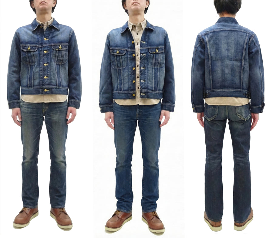 Lee 101J Rider Jacket Men's Denim Jacket 14.4 oz Left-Hand Twill