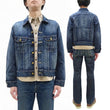 Load image into Gallery viewer, Lee 101J Rider Jacket Men's Denim Jacket 14.4 oz Left-Hand Twill - Lee Japan Reproduction (LM8100-526 Faded Indigo One-Wash)
