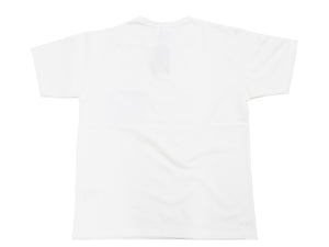 Momotaro Jeans Pocket T-shirt Men's Short Sleeve Tee Shirt with Decorative Stitched Denim Pocket MTS0020M31 White