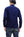 Momotaro Jeans Shirt Men's Plain Lightweight Cotton Dobby Long Sleeve Button Up Work Shirt MXLS1008 Indigo