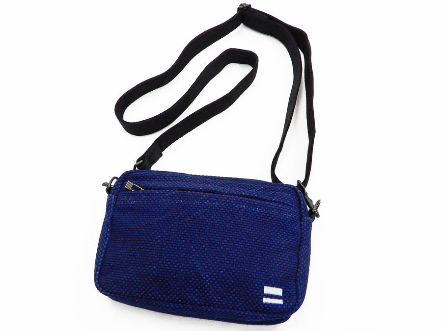 Momotaro Jeans Indigo Sashiko Small Shoulder Bag Men's Casual Japanese Mini Crossbody Bag MZBG0017