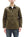 Oni Denim Chore Coat ONI-03100-HOX Men's Casual Modern-Fit Sulfur-Dyed Cotton Slub Oxford Weave Work Jacket Olive-Green One-Wash