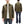 Oni Denim Chore Coat ONI-03100-HOX Men's Casual Modern-Fit Sulfur-Dyed Cotton Slub Oxford Weave Work Jacket Olive-Green One-Wash