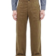 Load image into Gallery viewer, ONI Denim Men's Brown-Khaki Sulfur-Dyed Heavy Oxford Work Pants Relaxed Straight Fit Button Fly Trousers Made in Japan (ONI-207HOX-BRK)
