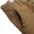 Load image into Gallery viewer, ONI Denim Men's Brown-Khaki Sulfur-Dyed Heavy Oxford Work Pants Relaxed Straight Fit Button Fly Trousers Made in Japan (ONI-207HOX-BRK)

