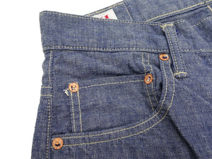 ONI Denim Blue Chambray Pants - Men's Relaxed Straight Fit, Button Fly, Casual Lightweight 8oz Chambray Jeans - ONI200-HCSV