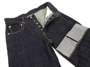 ONI Denim Baggy Jeans 222 Men's High-Rise Wide Leg Straight 15oz. Low-Tension Selvedge Denim Indigo Jean Pants ONI-222