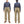 Load image into Gallery viewer, ONI Denim Selvedge Chino Pants - Men&#39;s Relaxed Straight Fit, Button Fly, Casual 8oz Selvage Chino Twill Trousers - ONI266SVC-KHB khaki-Beige
