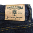 Load image into Gallery viewer, ONI Denim Men's 15oz Selvedge Jeans - Old-Style Spun Yarn &amp; Shuttle-Loom Woven Denim, Regular Straight Fit, Button Fly, Indigo One Wash, Made in Japan (ONI270-Ishikawadai)
