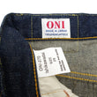 Load image into Gallery viewer, ONI Denim Men's 15oz Selvedge Jeans - Old-Style Spun Yarn &amp; Shuttle-Loom Woven Denim, Regular Straight Fit, Button Fly, Indigo One Wash, Made in Japan (ONI270-Ishikawadai)
