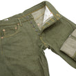 Load image into Gallery viewer, ONI Denim Men's 18oz Olive Denim Jeans - Heavyweight, Regular Straight Fit, Button Fly, Made in Japan (ONI270-OLD18)
