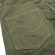 Load image into Gallery viewer, ONI Denim Men's 18oz Olive Denim Jeans - Heavyweight, Regular Straight Fit, Button Fly, Made in Japan (ONI270-OLD18)
