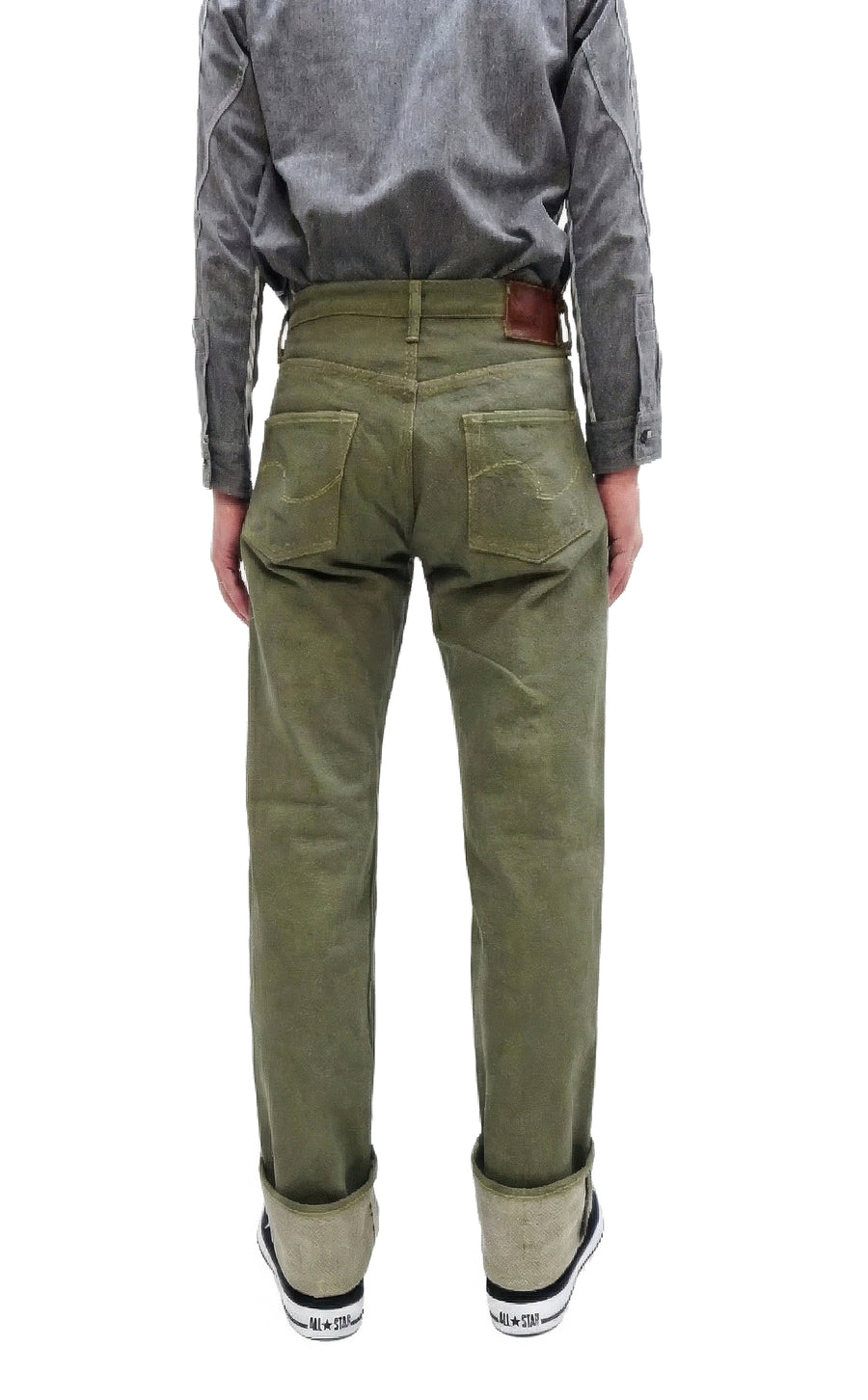 ONI Denim Men's 18oz Olive Denim Jeans - Heavyweight, Regular