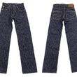 Load image into Gallery viewer, ONI Denim Men's 16oz Natural Indigo Selvedge Jeans - Regular Straight Fit, Button Fly, Made in Japan (ONI270-Onikase)
