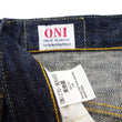 Load image into Gallery viewer, ONI Denim Men's 16oz Natural Indigo Selvedge Jeans - Regular Straight Fit, Button Fly, Made in Japan (ONI270-Onikase)

