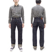 Load image into Gallery viewer, ONI Denim Men's 16oz Natural Indigo Selvedge Jeans - Regular Straight Fit, Button Fly, Made in Japan (ONI270-Onikase)
