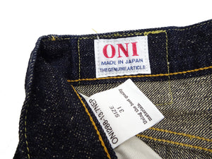 ONI Denim 13.7oz Neppy Selvedge Jeans Made in Japan - Men's Regular Straight Fit - ONI288-13.7NEP One-Wash Indigo