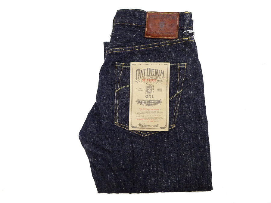 ONI Denim 13.7oz Neppy Selvedge Jeans Made in Japan - Men's Regular Straight Fit - ONI288-13.7NEP One-Wash Indigo