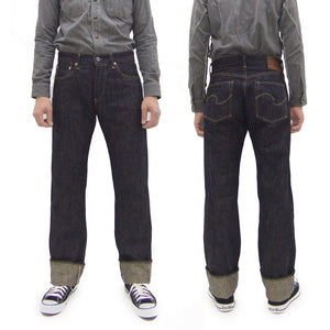 ONI Denim 13.7oz Neppy Selvedge Jeans Made in Japan - Men's Regular Straight Fit - ONI288-13.7NEP One-Wash Indigo
